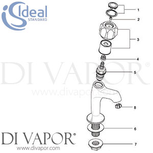 Ideal Standard Fairline Kit Ptp Rim Mounted Clear Kitchen Tap Spare Parts - IDL DV 223